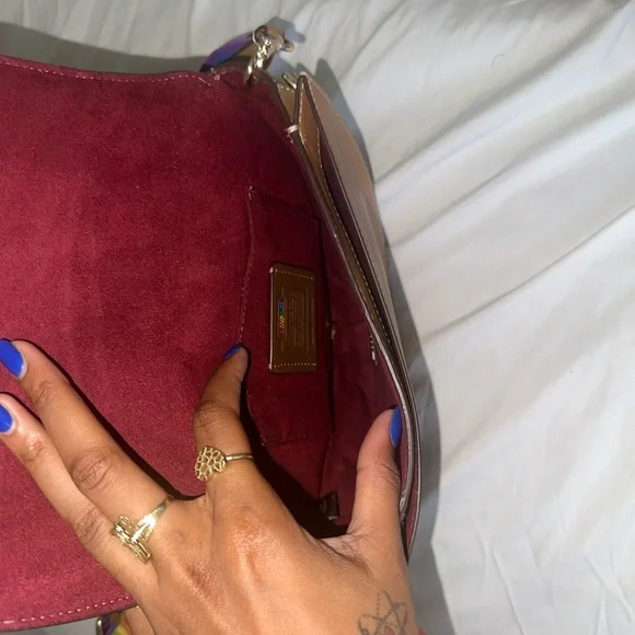 Coach Rainbow Signature Crossbody Bag - Picture 6 of 7